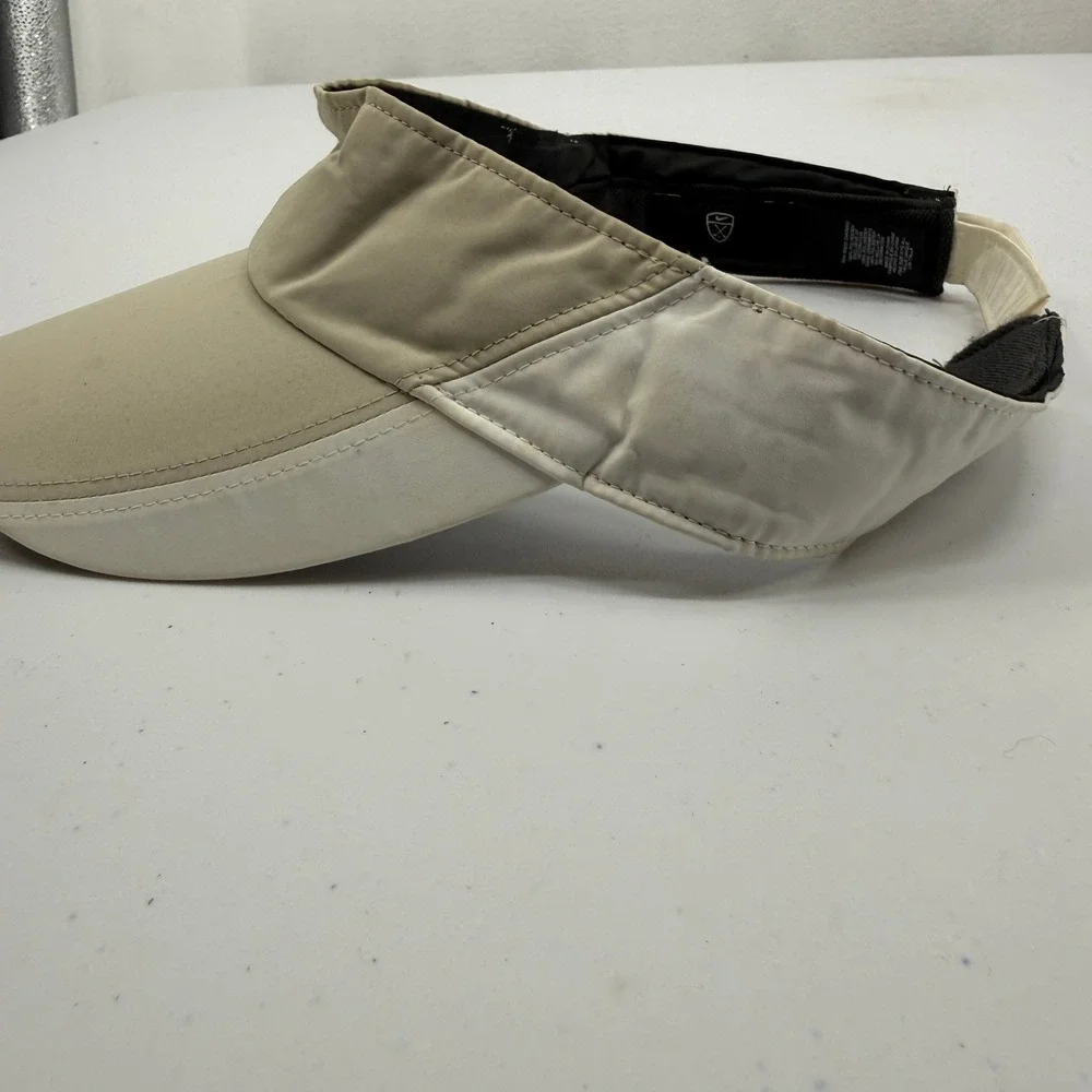 Nike Golf Visor Unisex‎ Tan Beige White Y2K Adjustable Hat